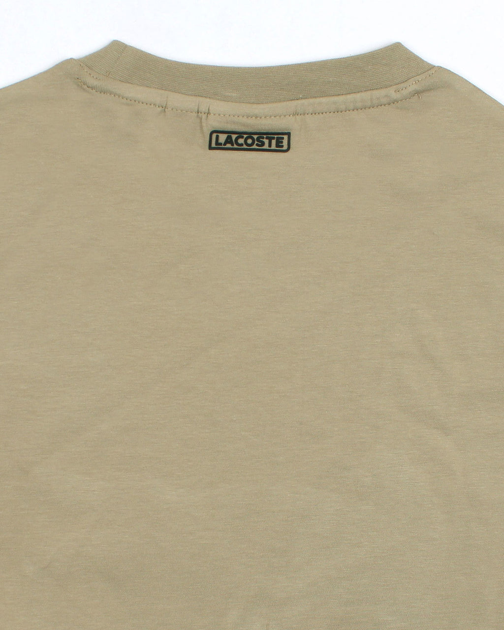 Men’s lac. Iconic Crocodile Print T Shirt - Beige