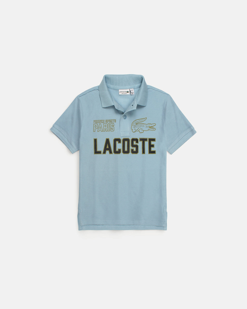 Premium Kids L-C-O-S-T Polo Shirt - Sky Blue