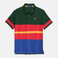 Exclusive R-L Men Multi Color Polo - G-R-B