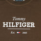 Exclusive Hilfiger Girls Crop Top Tee - Brown