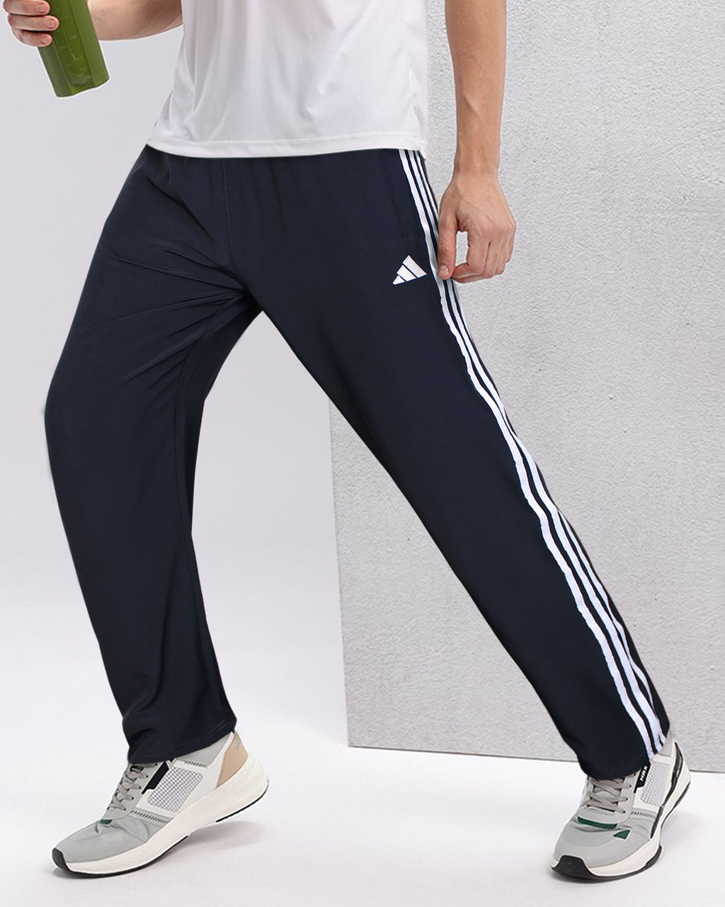 Adi. Tricot Three Stripes Track Pant - Navy Blue