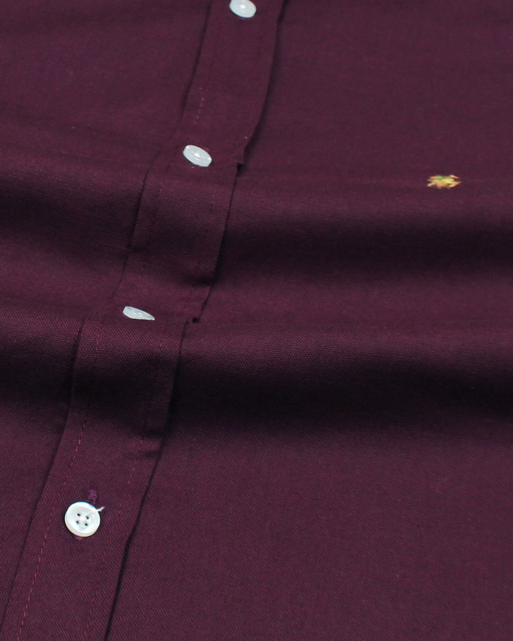 Premium Iconic Men Oxford Shirt -  Maroon