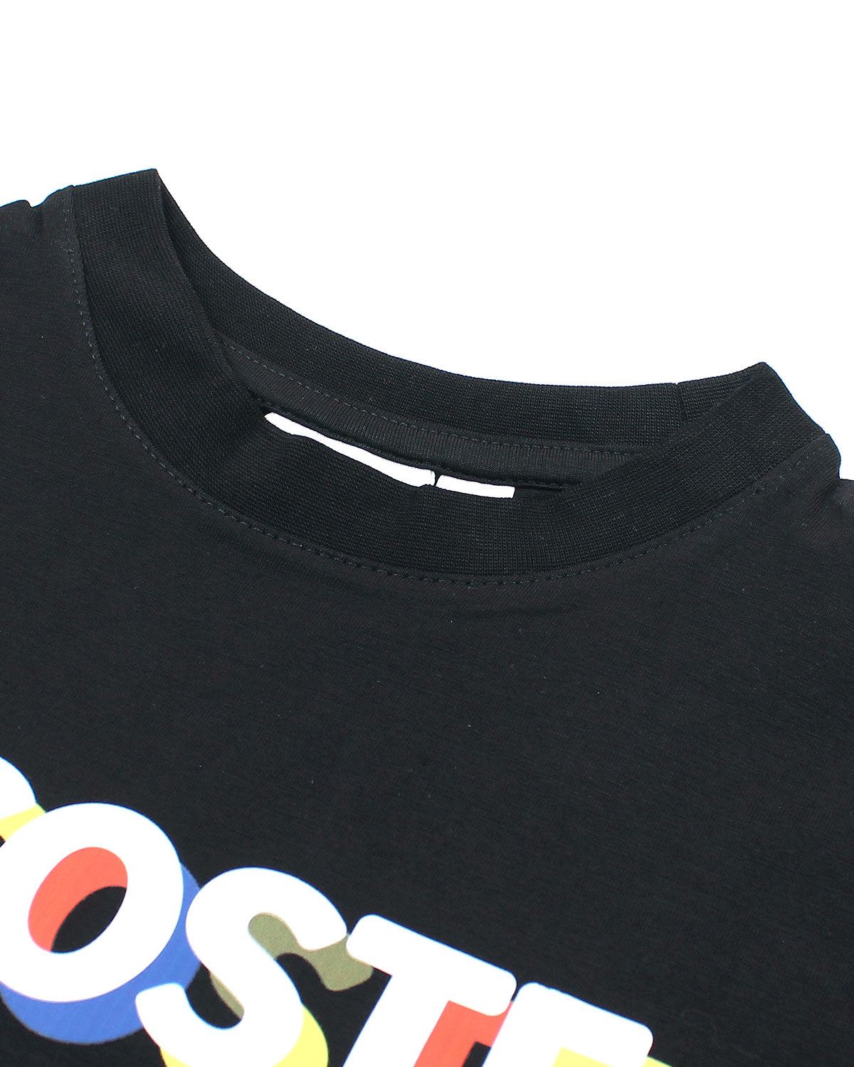 Kids Lac. Multi Logo T Shirt - Black