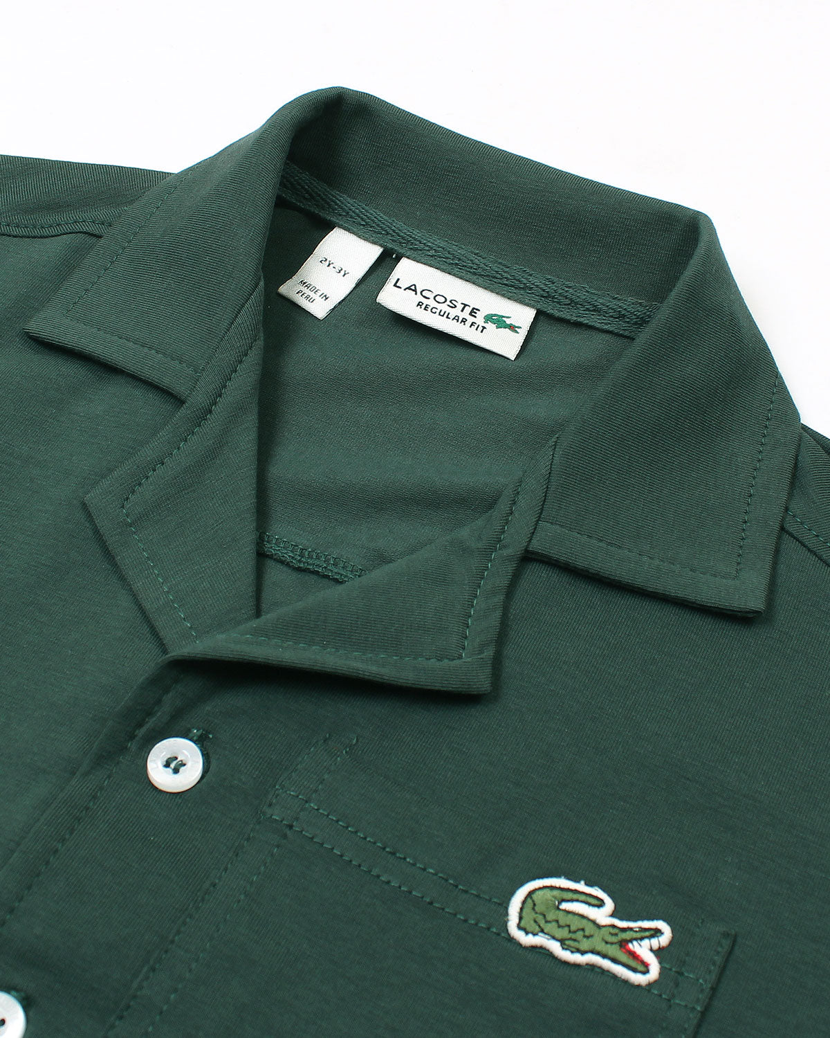 Kids Notch Lapel Tracksuit Set - Green