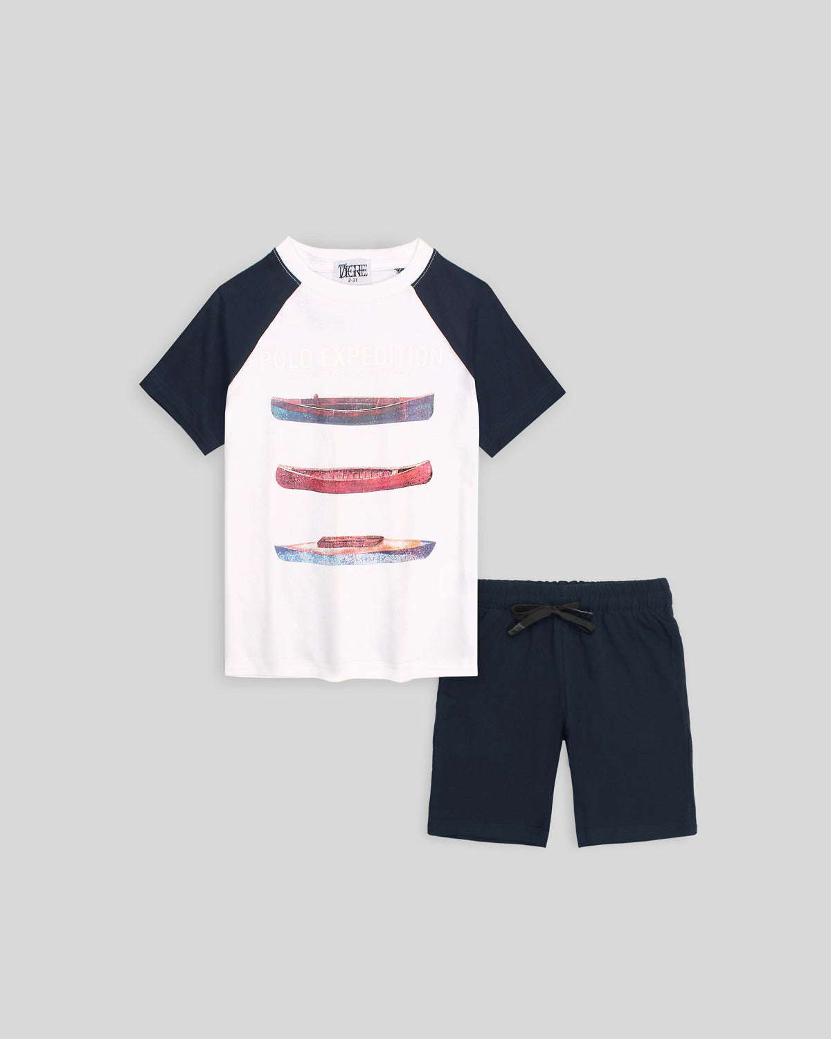 Kids Expedition Tracksuit Set - White