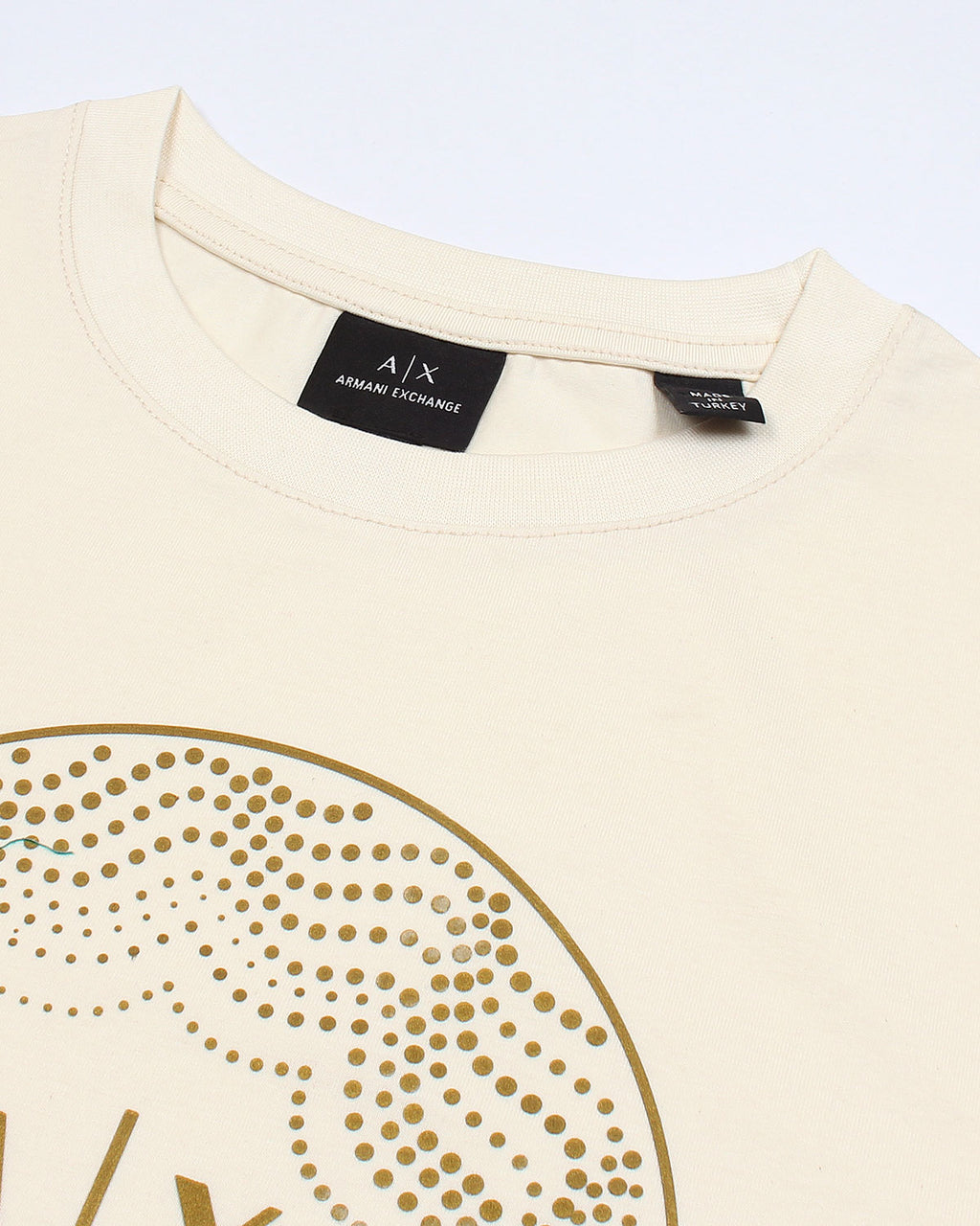 Exclusive A/X Men Gold Tee - Off White