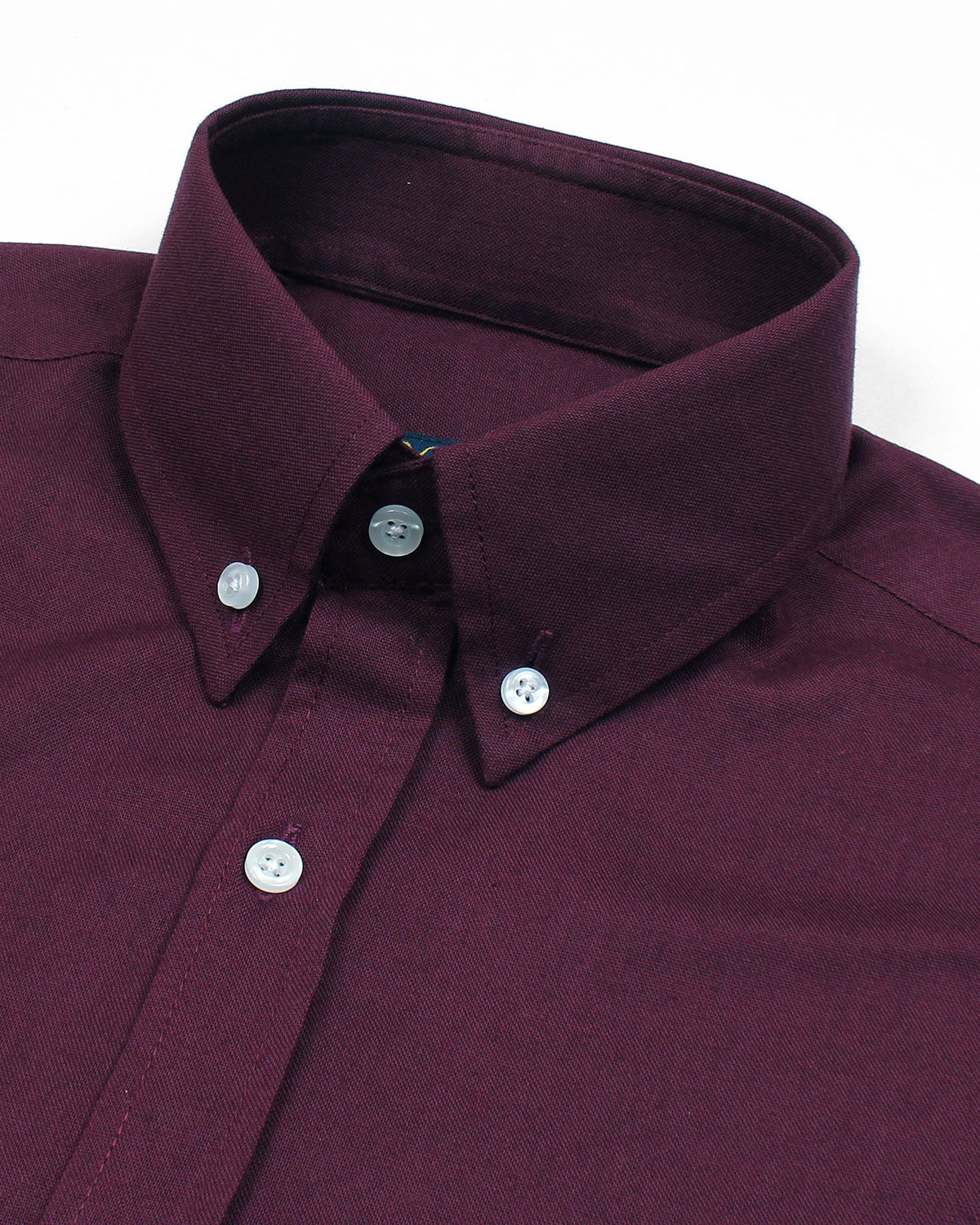 Premium Iconic Men Oxford Shirt -  Maroon