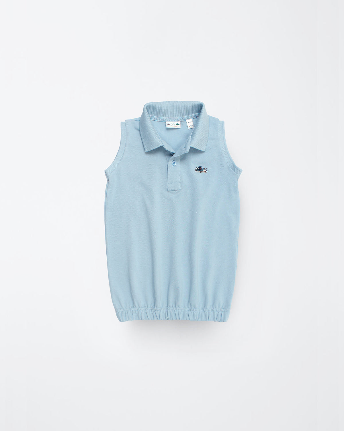 Premium Baby Girl Lac. Polo Shirt - Sky Blue
