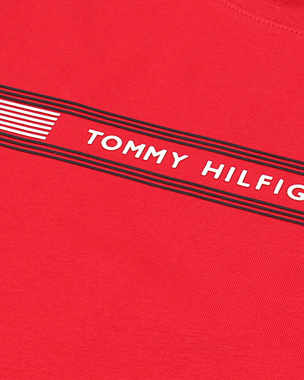 Premium Hilfiger Kids High Tee - Red