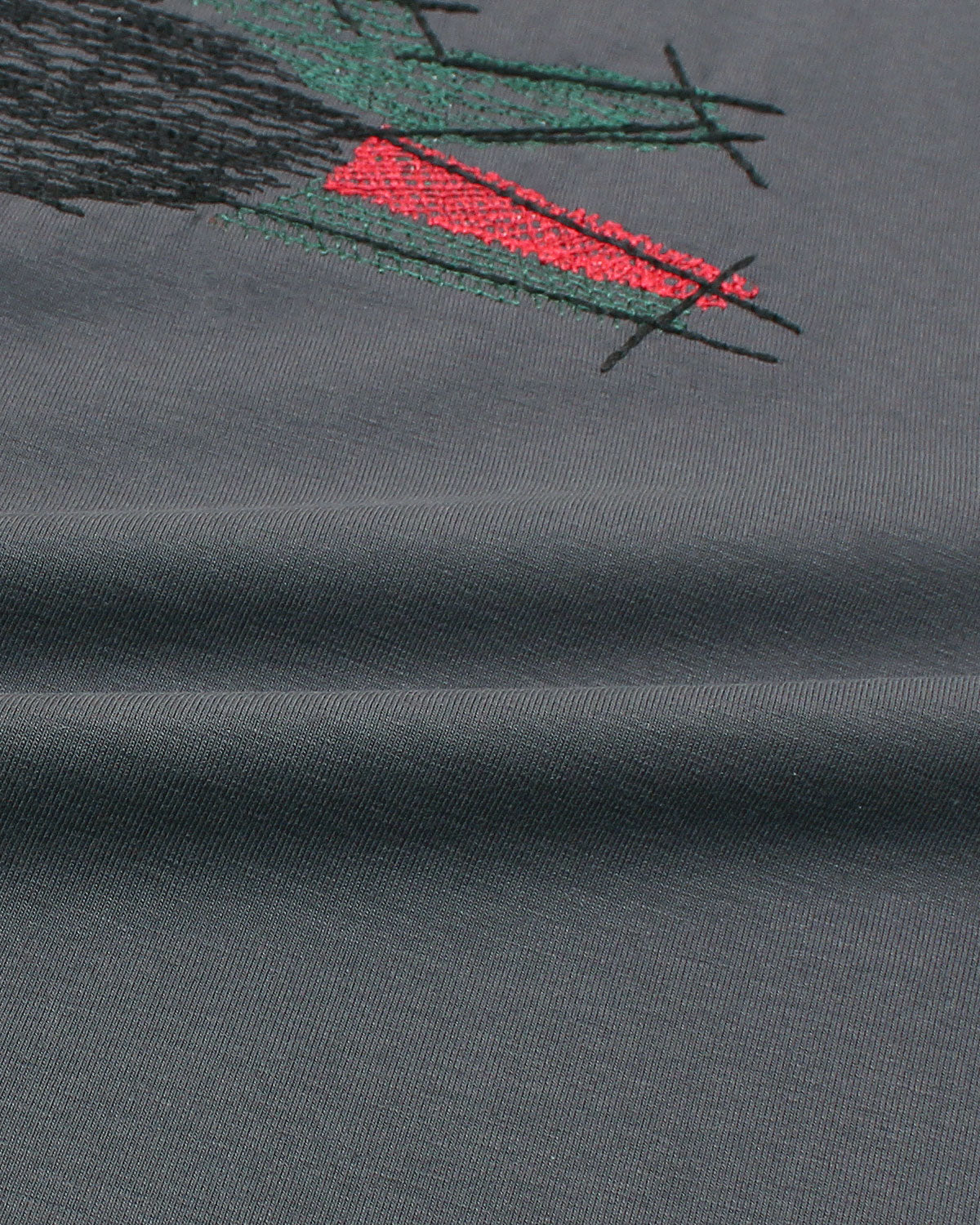 Men's Oversize Croc Lac. T Shirt - Grey
