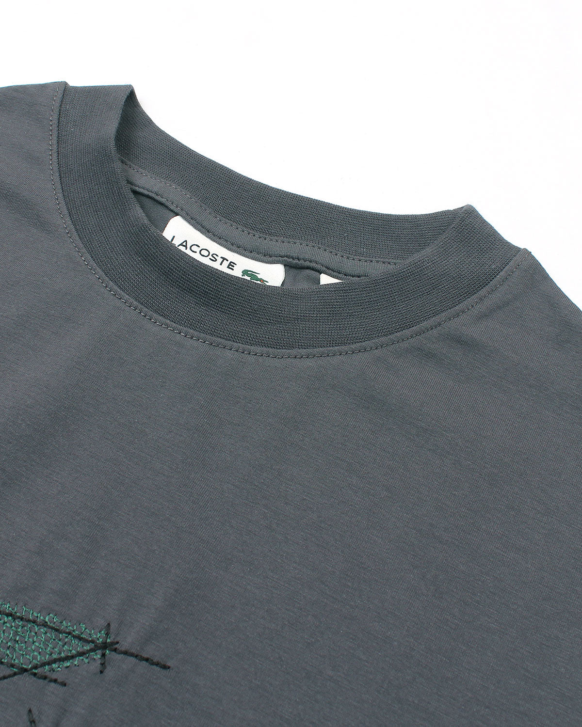 Men's Oversize Croc Lac. T Shirt - Grey