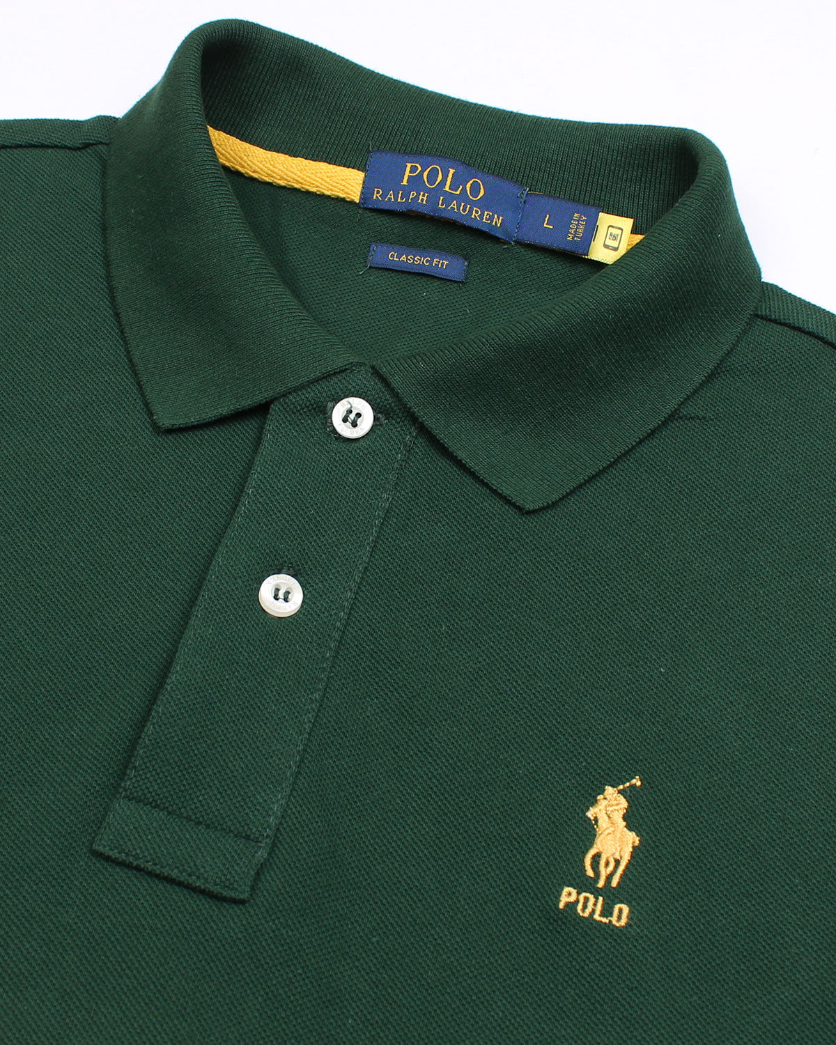 Exclusive R-L Men Multi Color Polo - G-R-B