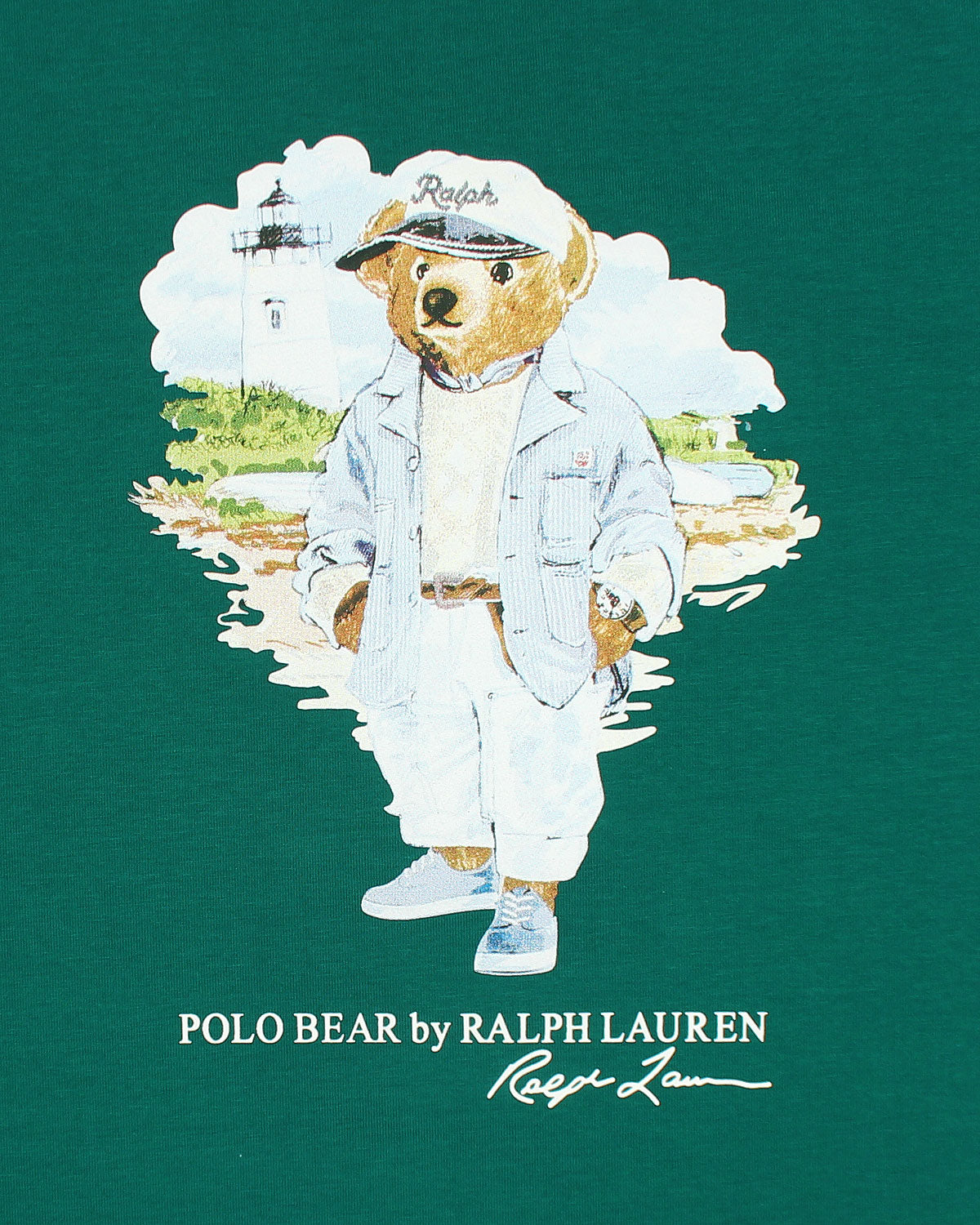 Exclusive R/L Men Bear Tee - Green