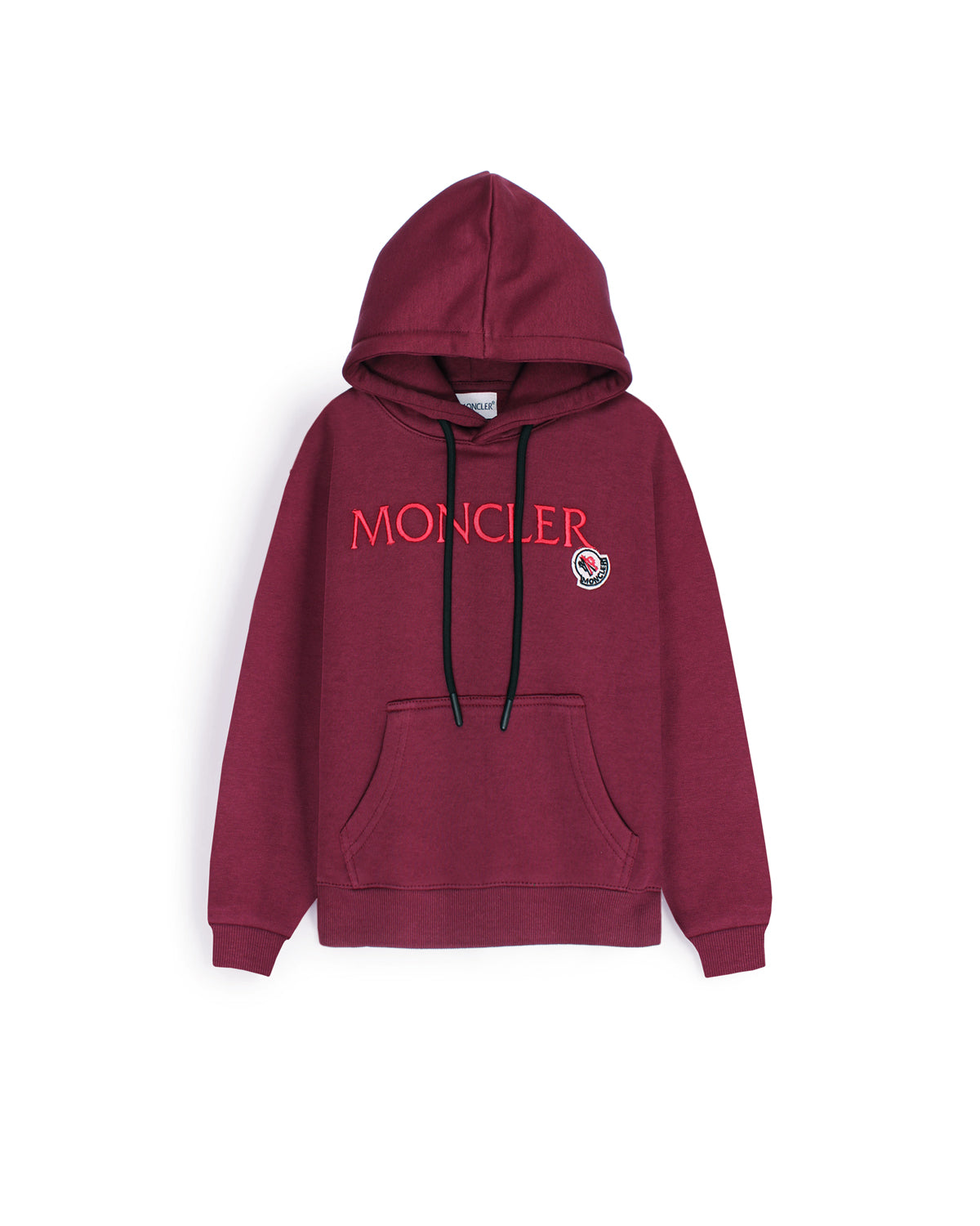 Mon. Logo Kids Hoodie - Maroon