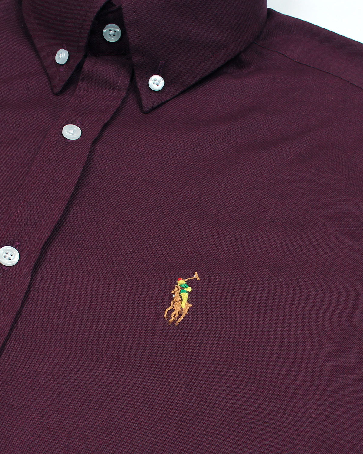 Premium Iconic Men Oxford Shirt -  Maroon