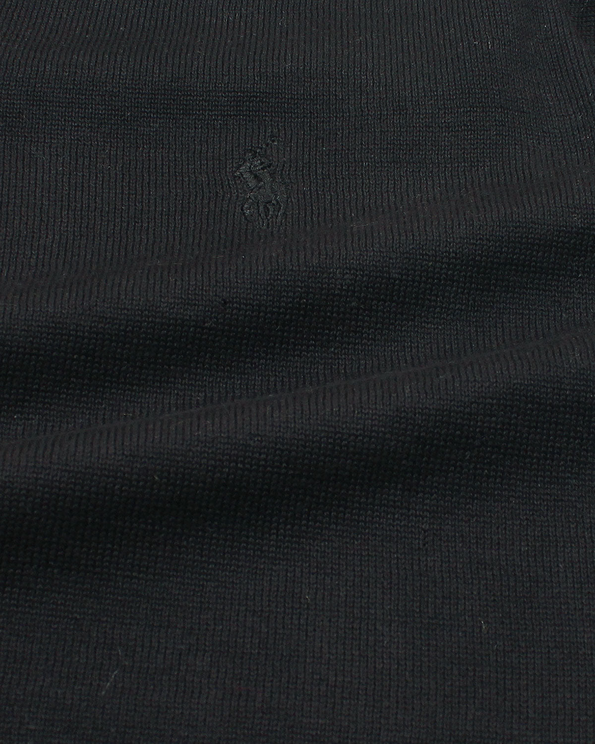 Exclusive Knitted Johny Collar Polo Shirt - Black