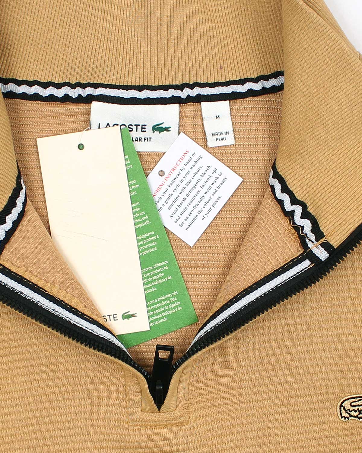 Premium Men's Loc. Mock Neck - Brown