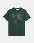 Men's Lac Graphic Grid T Shirt - Green