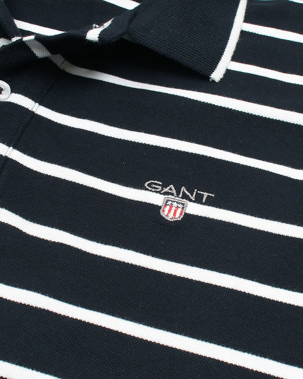 Exclusive G-A-N-T Men Stripper Polo Shirt - Navy Blue