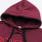 Mon. Logo Kids Hoodie - Maroon