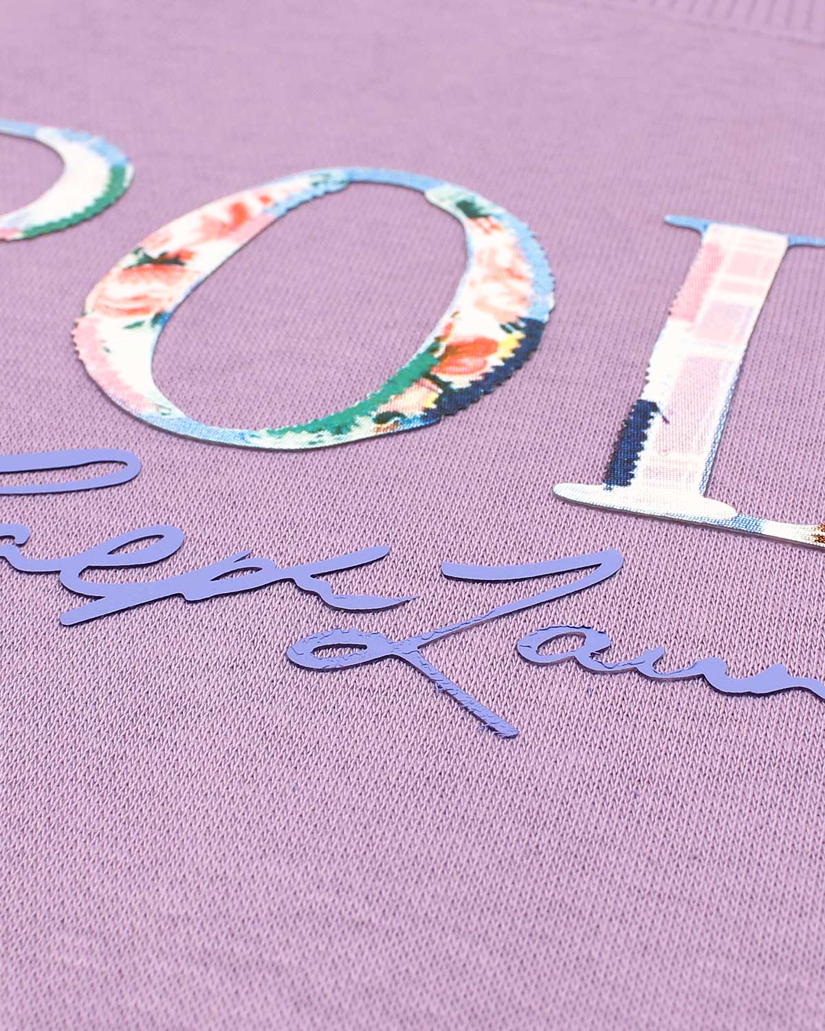 Premium Baby Girls Flowered Sweat - Pink