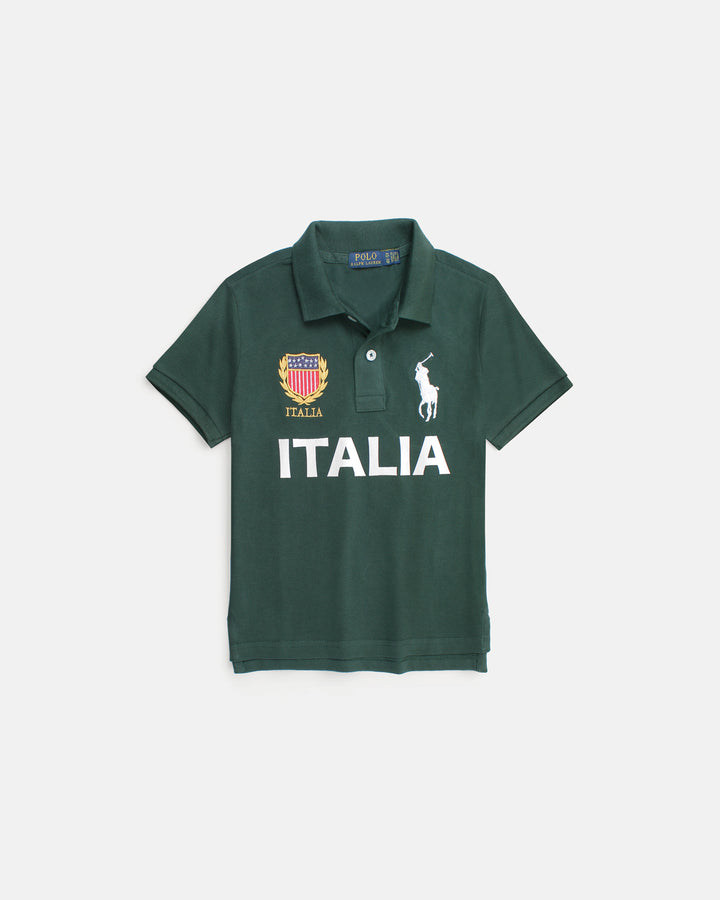 Kids Country ITALIA Polo Shirt - Green