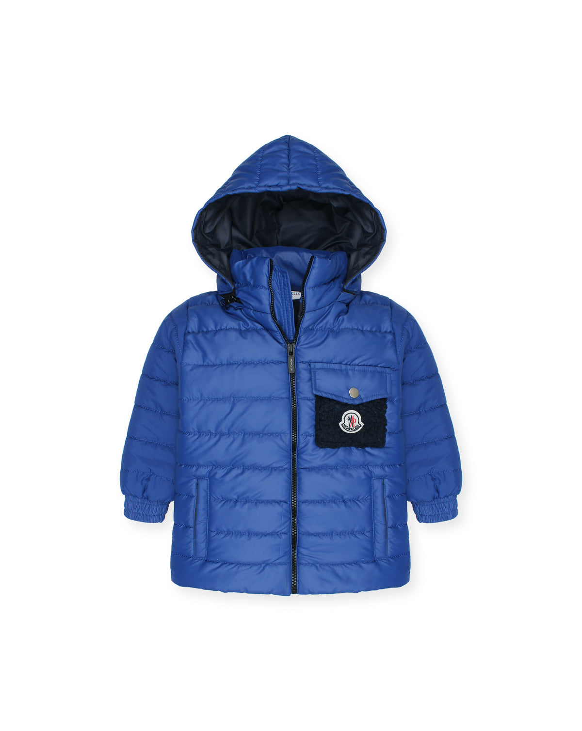 Kids Mon. Puffer Hooded Jacket - Royal Blue