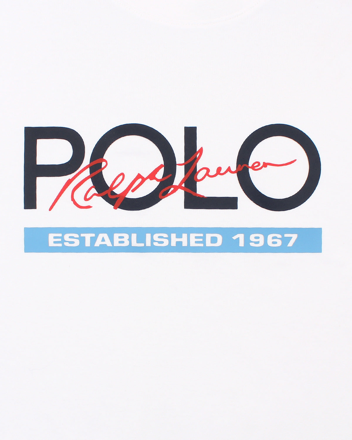 Men's Polo Signature T Shirt - White
