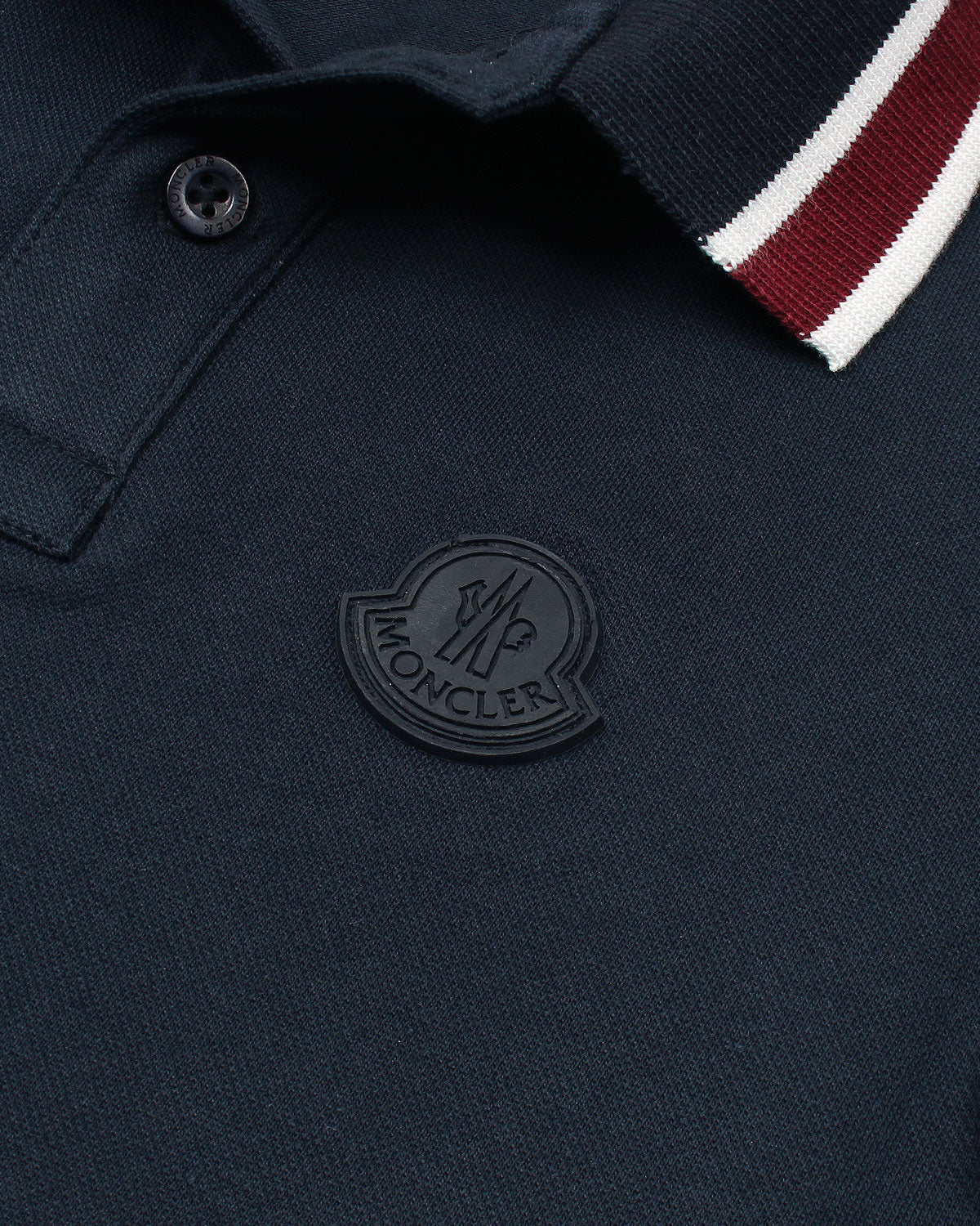 Premium Kids Mon. Batch Polo - Navy Blue