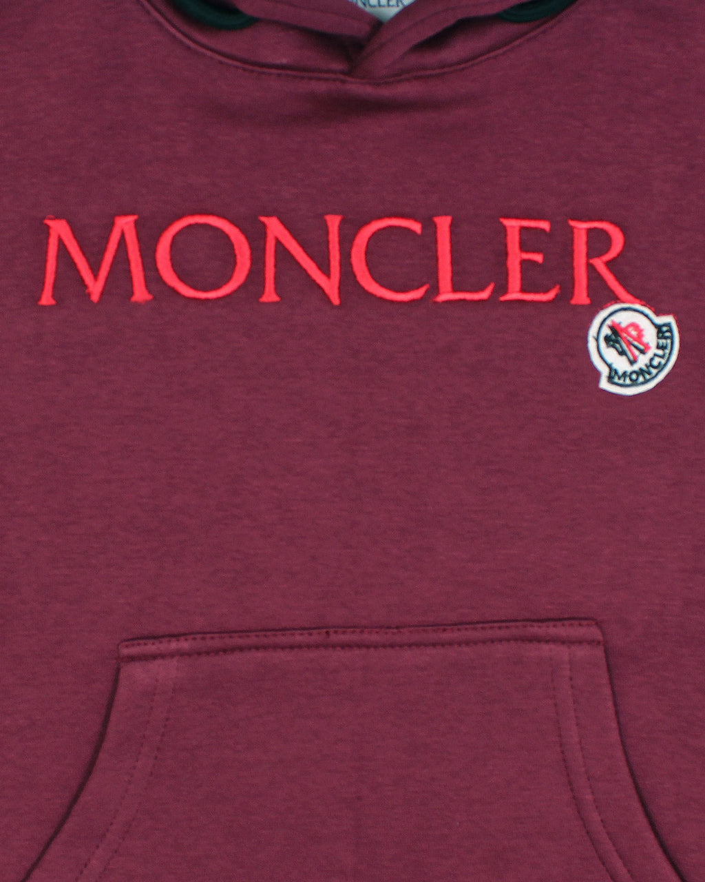 Mon. Logo Kids Hoodie - Maroon