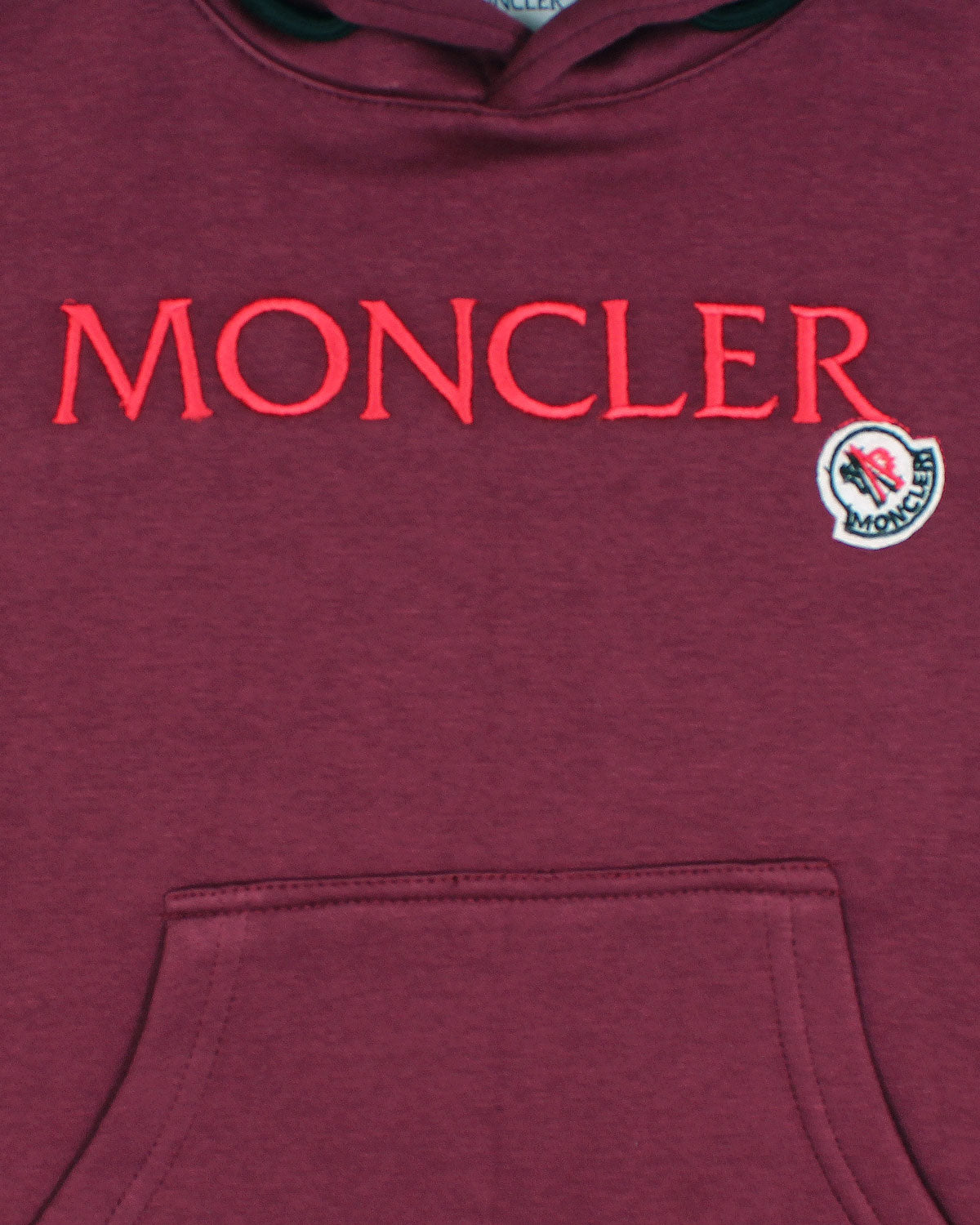 Mon. Logo Kids Hoodie - Maroon