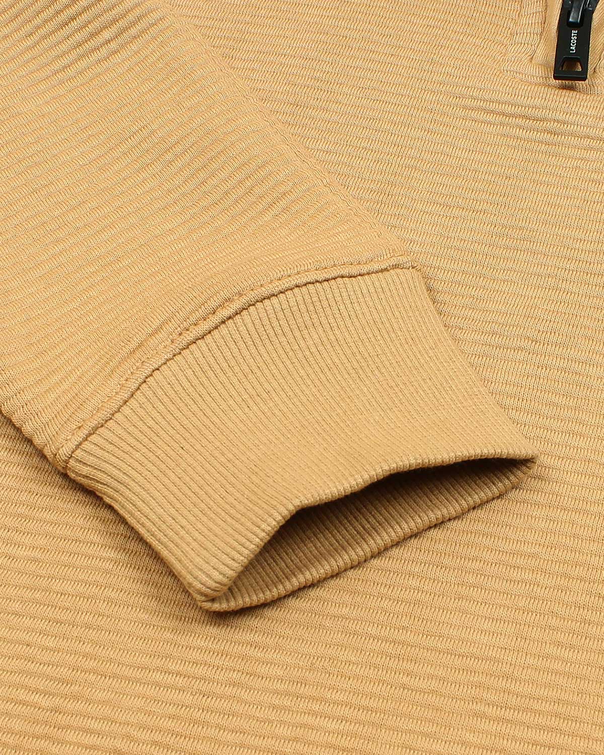 Premium Men's Loc. Mock Neck - Brown