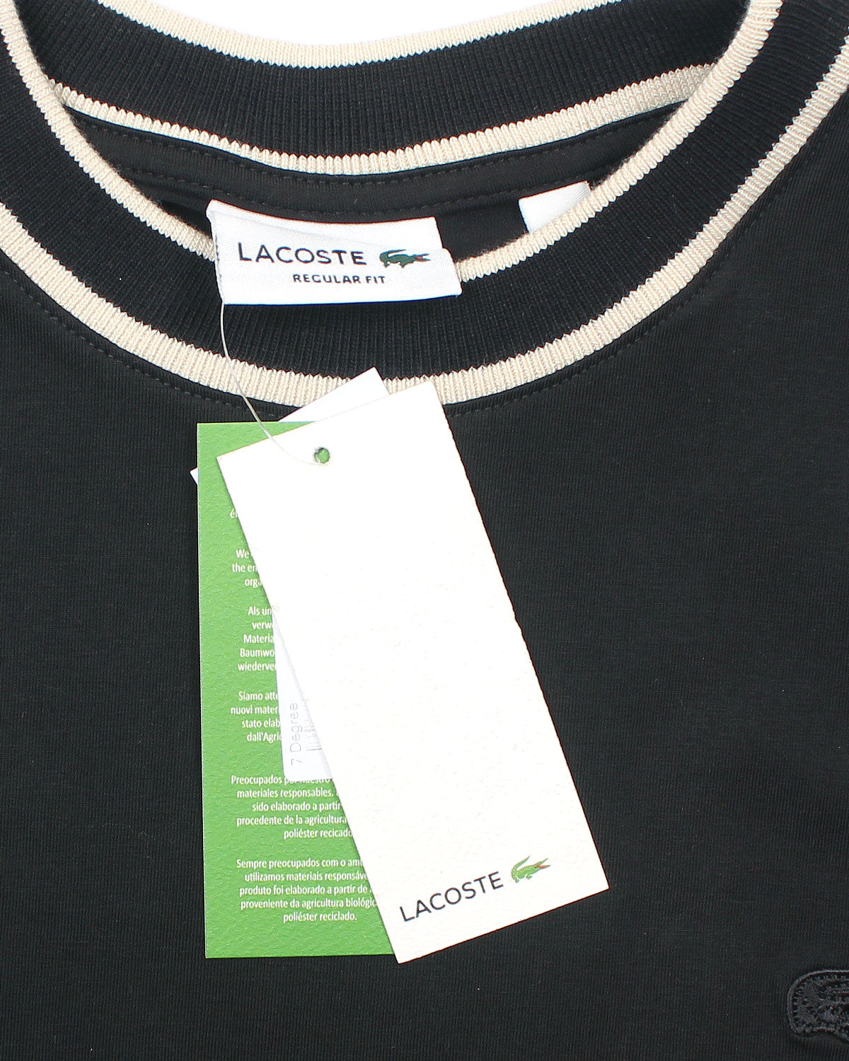 Men's Lac. Minimal Oversize T Shirt - Black