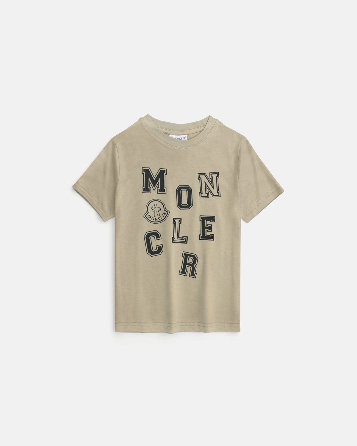 Kids Mon. Digit T Shirt - Beige
