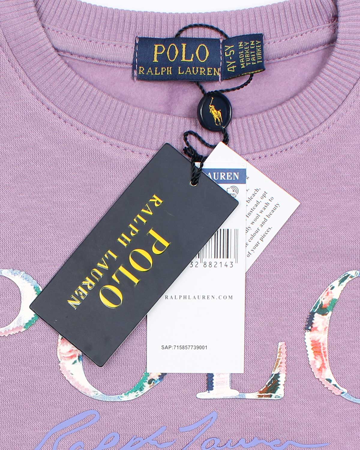 Premium Baby Girls Flowered Sweat - Pink