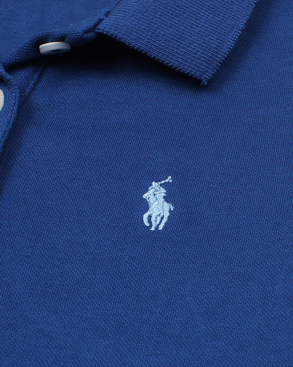 Premium Baby Girl R-L Polo Dress - Royal Blue