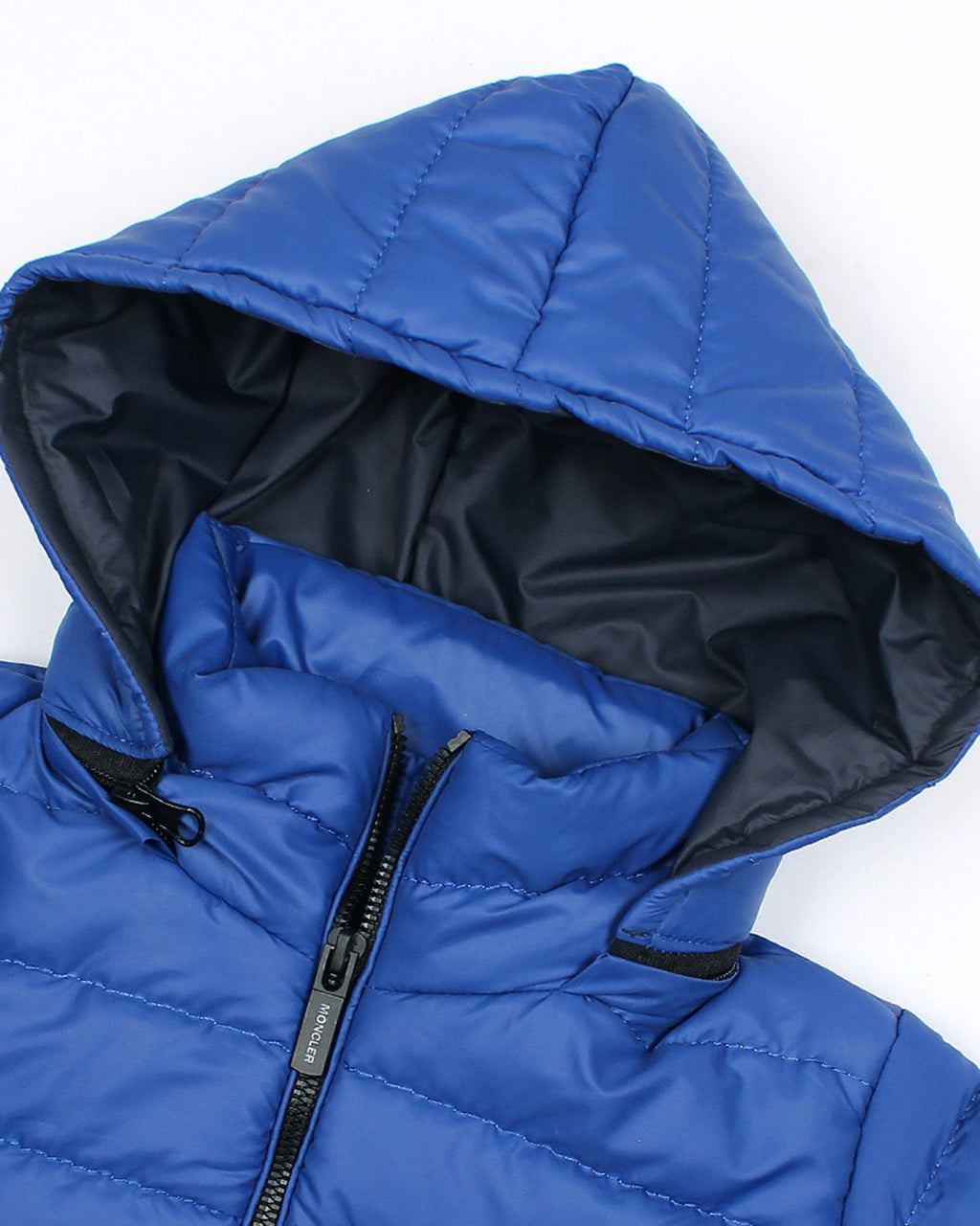 Kids Mon. Puffer Hooded Jacket - Royal Blue