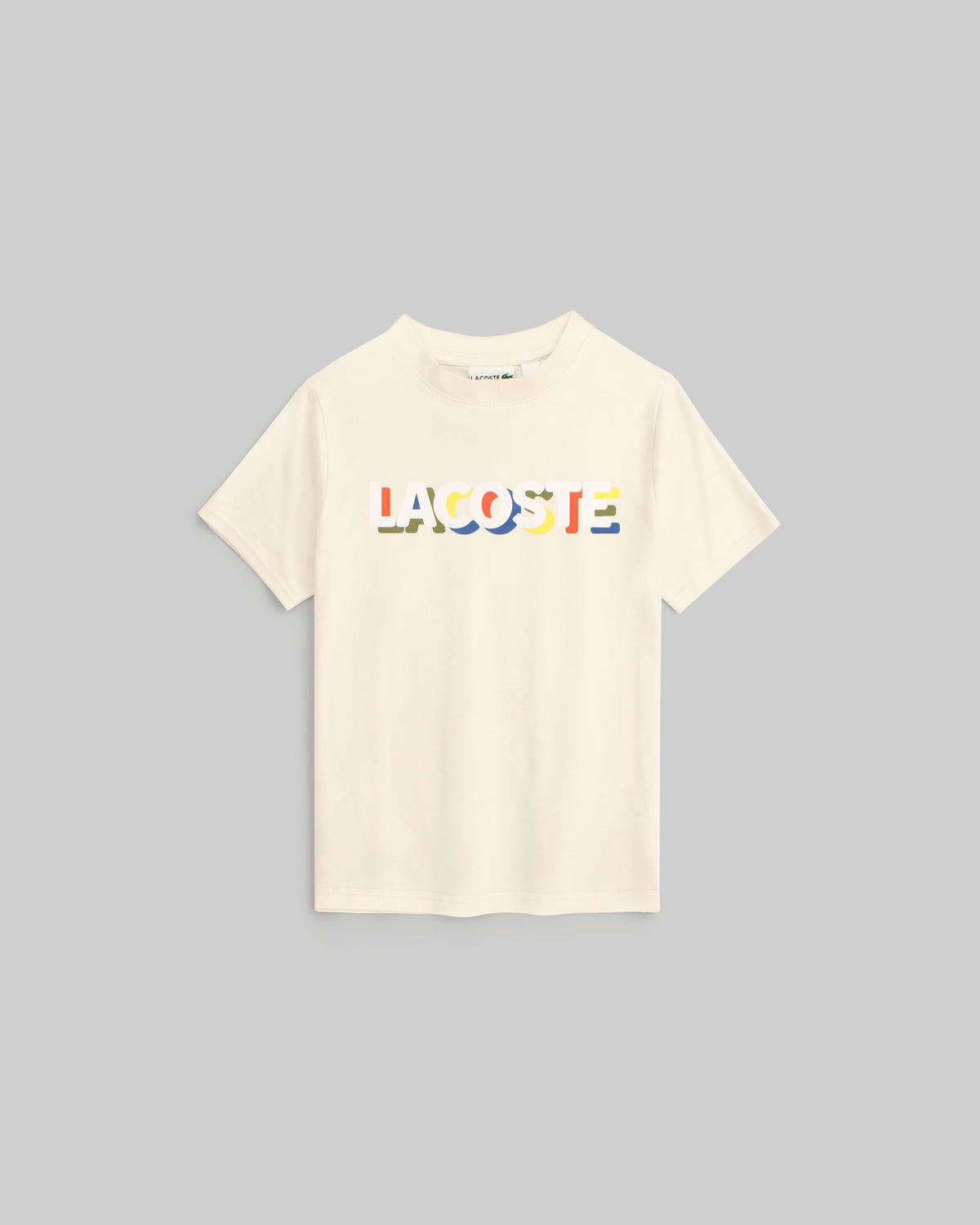 Kids Lac. Multi Logo T Shirt - Off White