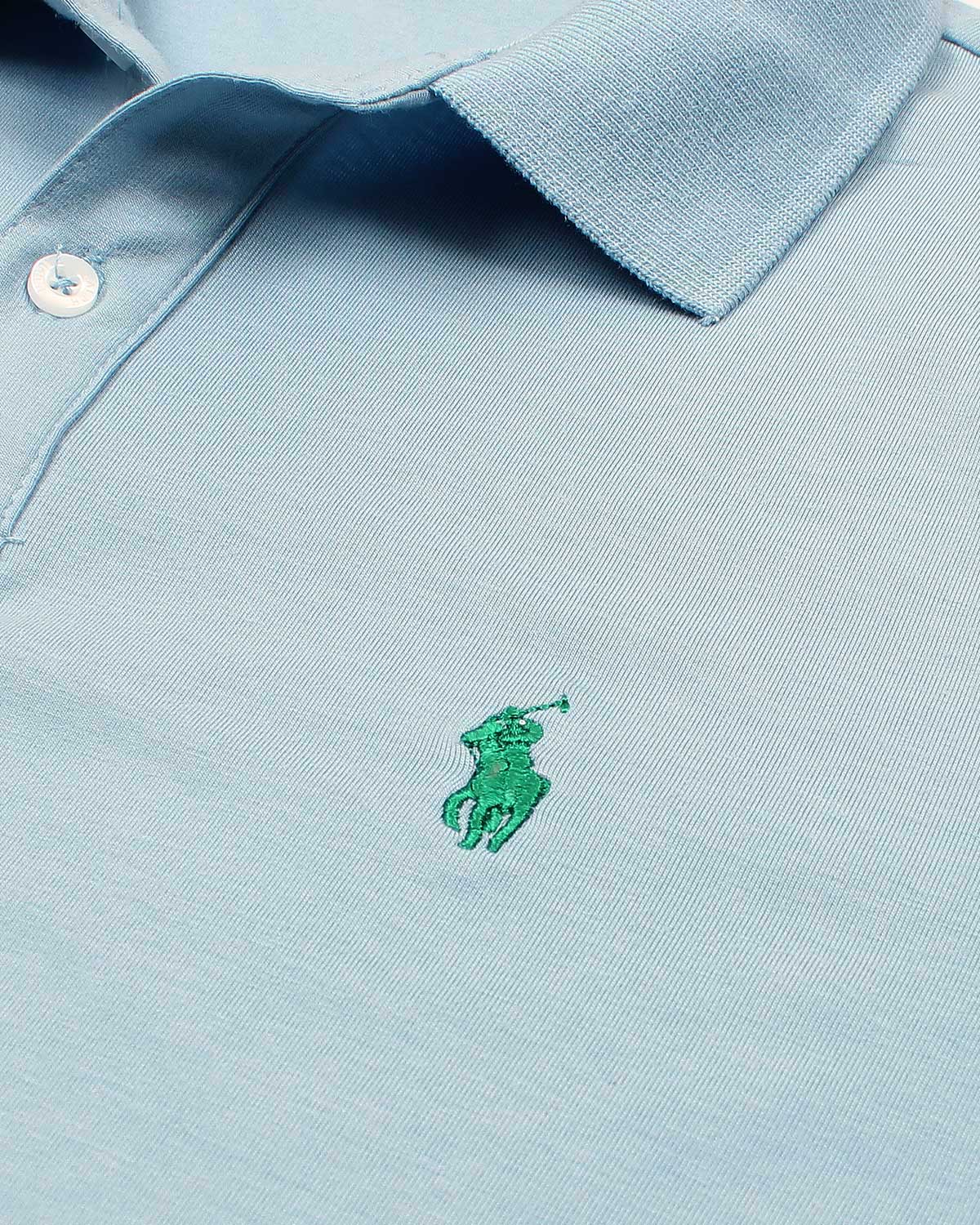 Men's Modal Iconic Polo Shirt - Sky Blue