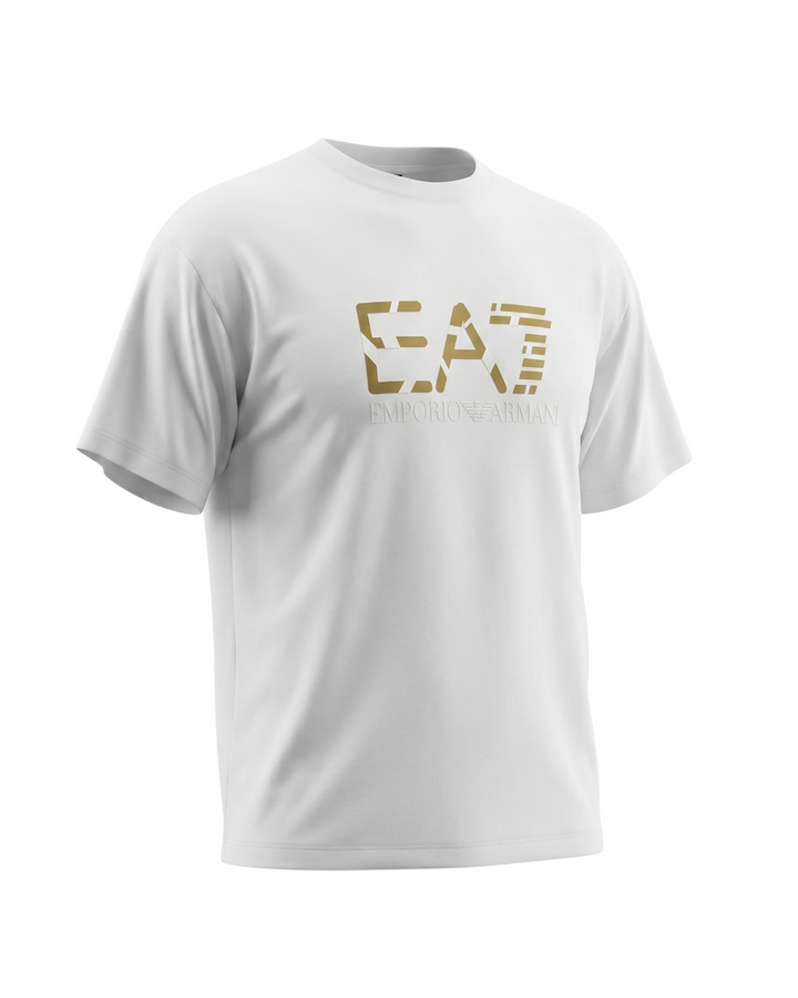Premium Men's EA7 Oversize T Shirt - White