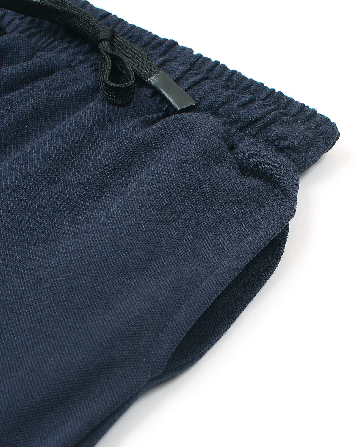 Kids Notch Lapel Pique Tracksuit - Navy Blue