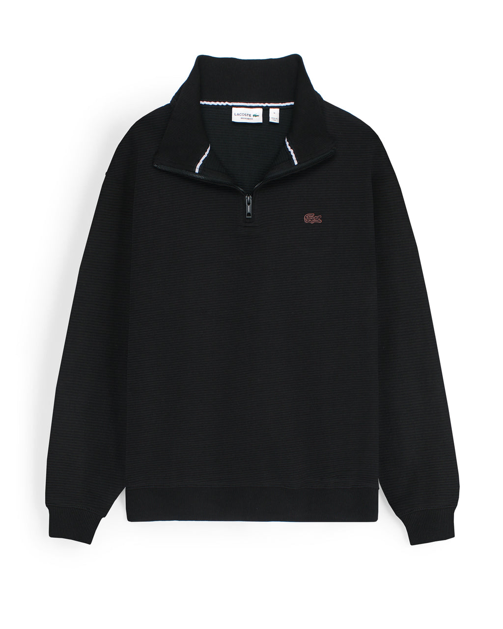Premium Men's Loc. Mock Neck - Black
