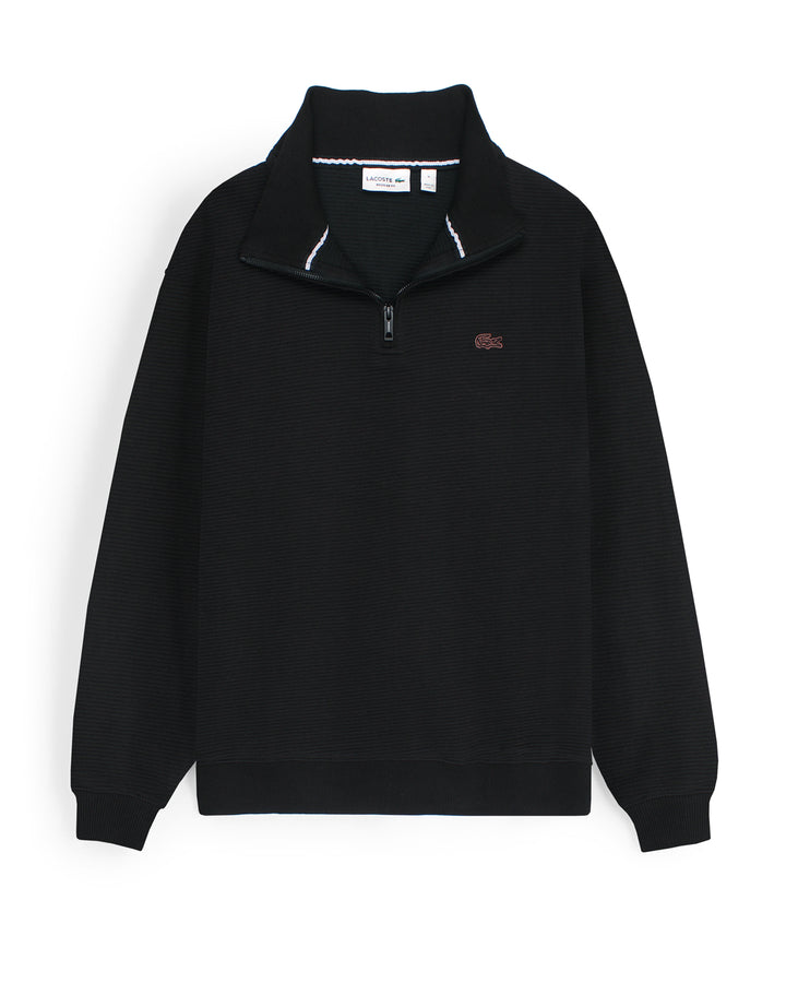 Premium Men's Loc. Mock Neck - Black