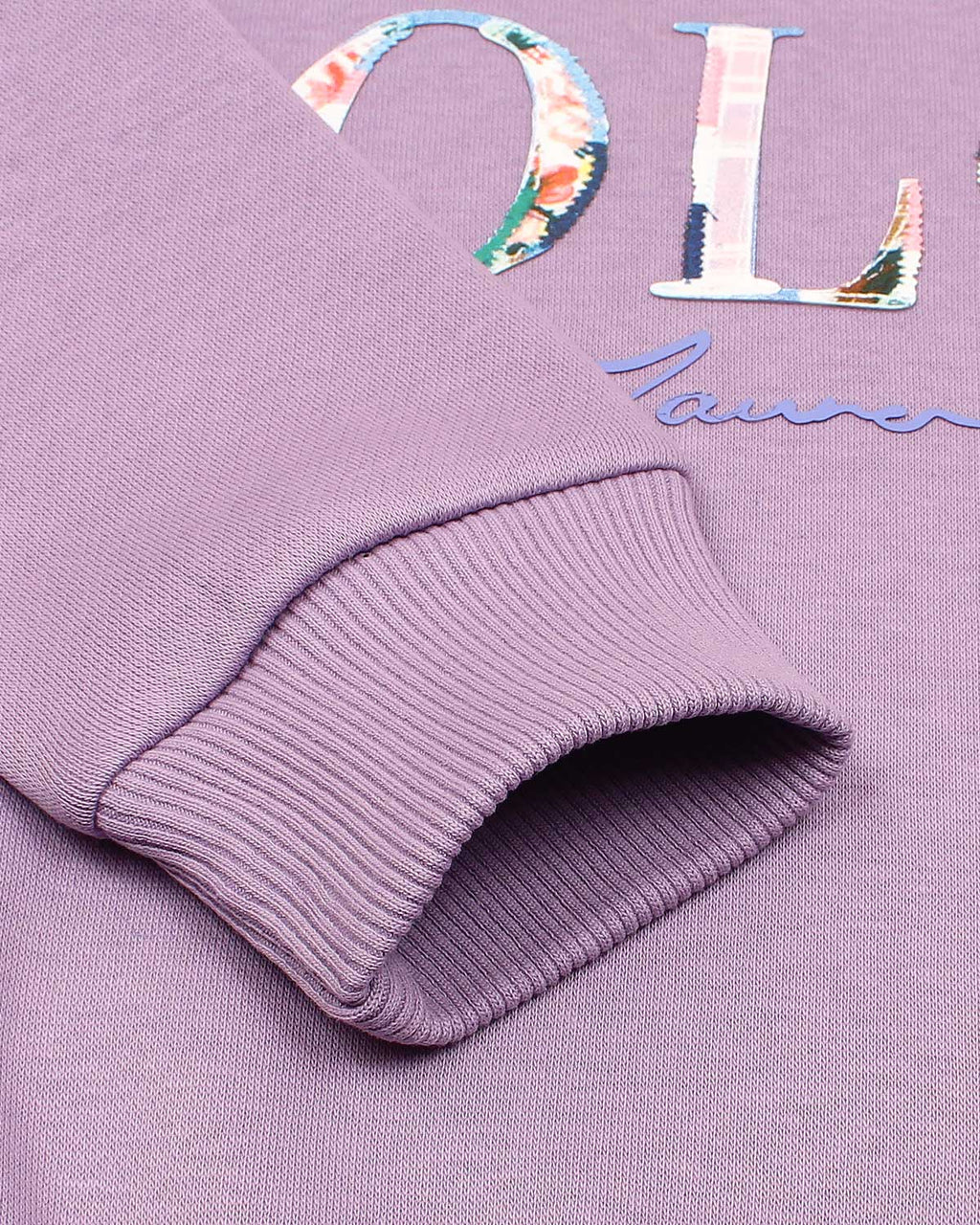 Premium Baby Girls Flowered Sweat - Pink