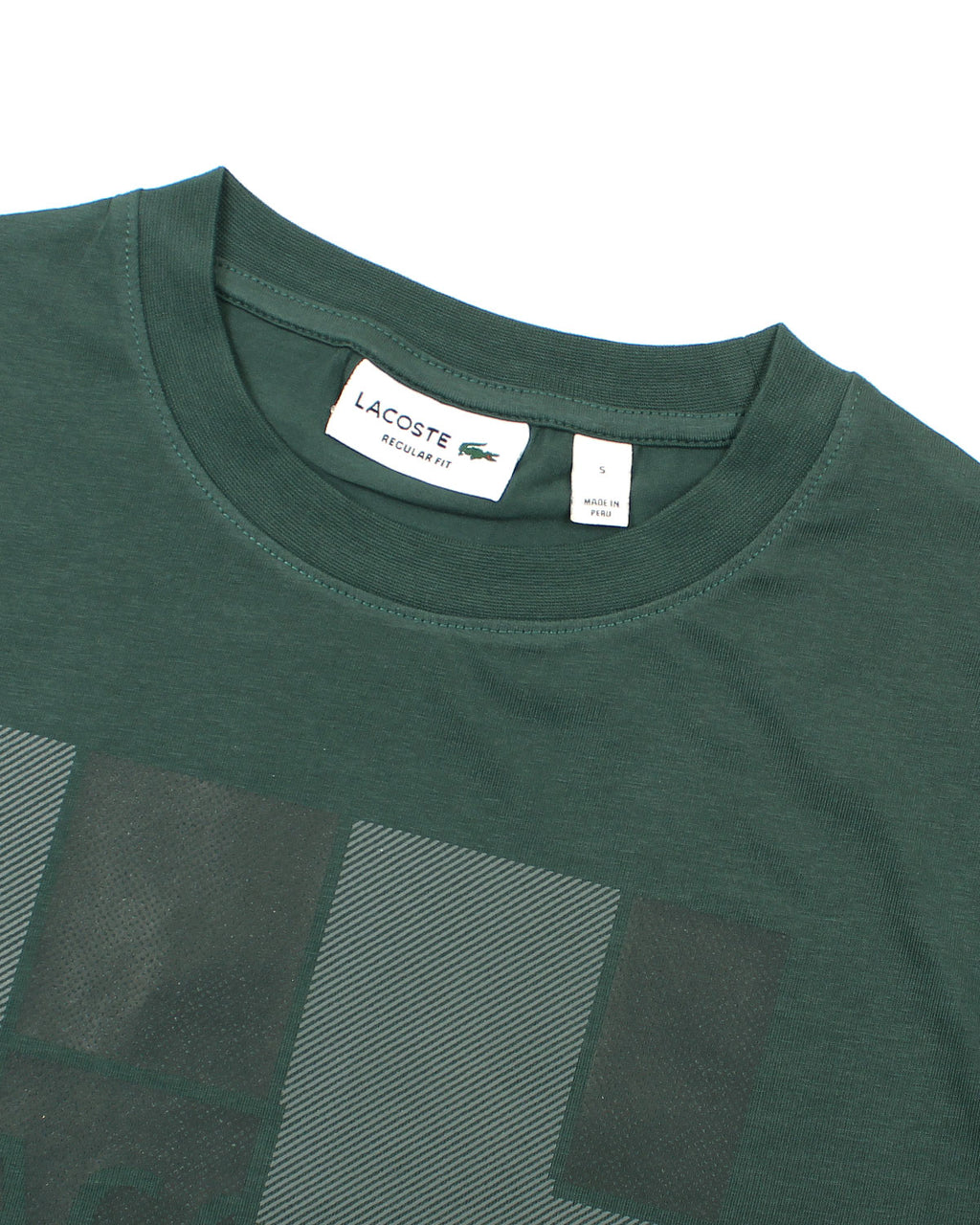 Men's Lac Graphic Grid T Shirt - Green