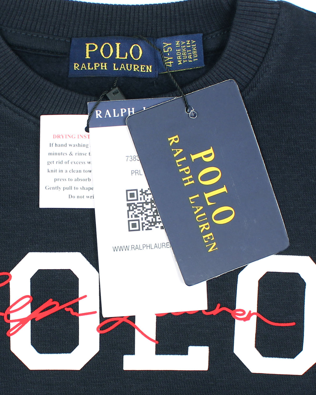 Polo Kids Logo Tracksuit Set – Navy