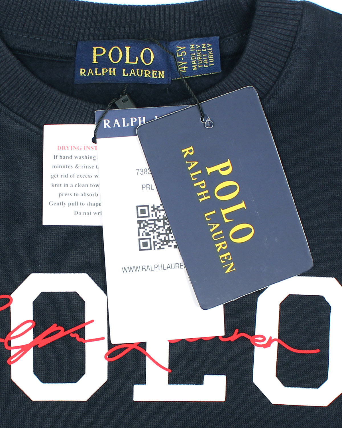 Polo Kids Logo Tracksuit Set – Navy