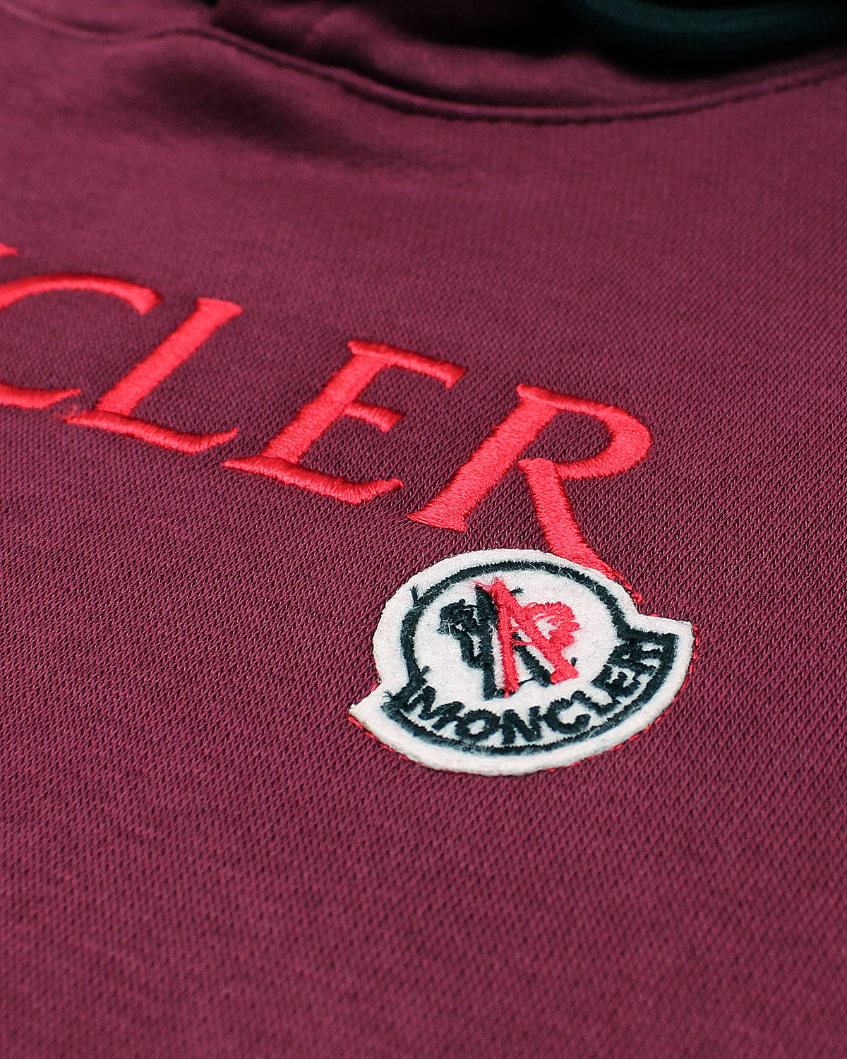 Mon. Logo Kids Hoodie - Maroon