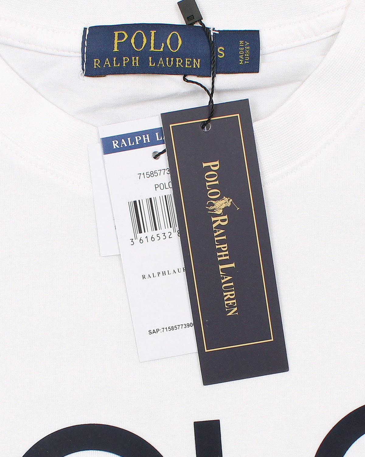 Men's Polo Signature T Shirt - White