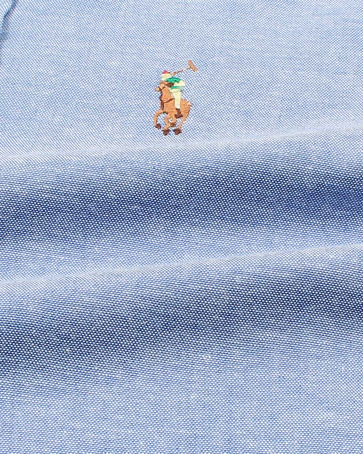 Kids Button Down Oxford Shirt - Sky Blue